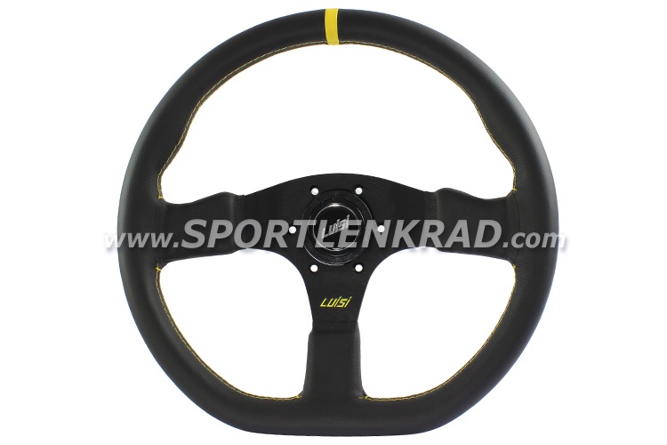 Stealth Corsa Sport-Lenkrad, Leder sw. - Sportlenkräder, Naben