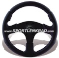 Kobra Sport-Lenkrad 32 cm, schwarz/Polyurethan, sw.Speiche